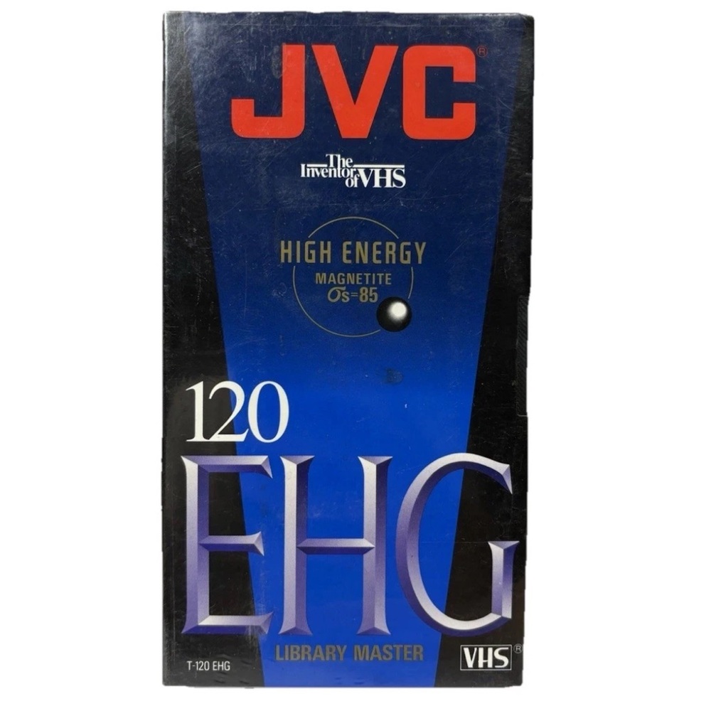 NEW SEALED - JVC T120 EHG Extra High Grade Videotape VHS Tape Library Master